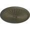 Ekena Millwork Leandros Ceiling Medallion (Fits Canopies up to 5"), 33 1/8"OD x 3 1/2"ID x 1 3/8"P, Witch Hazel CM33LEWHF - alternate 3